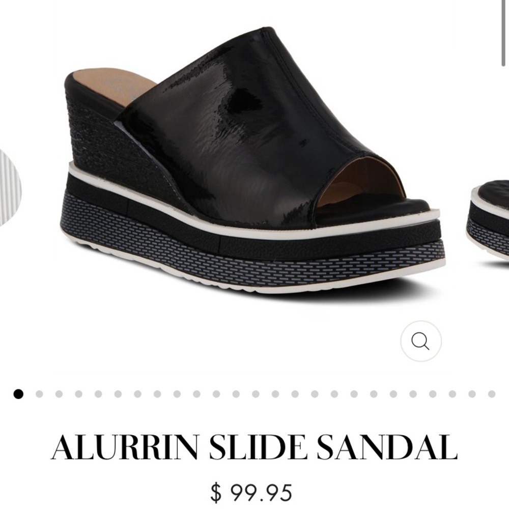 Spring Step Allurin Slide Platform Sandal